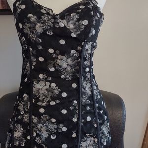 NoBo Lace Corset Style Top, Juniors Med. (7/9)